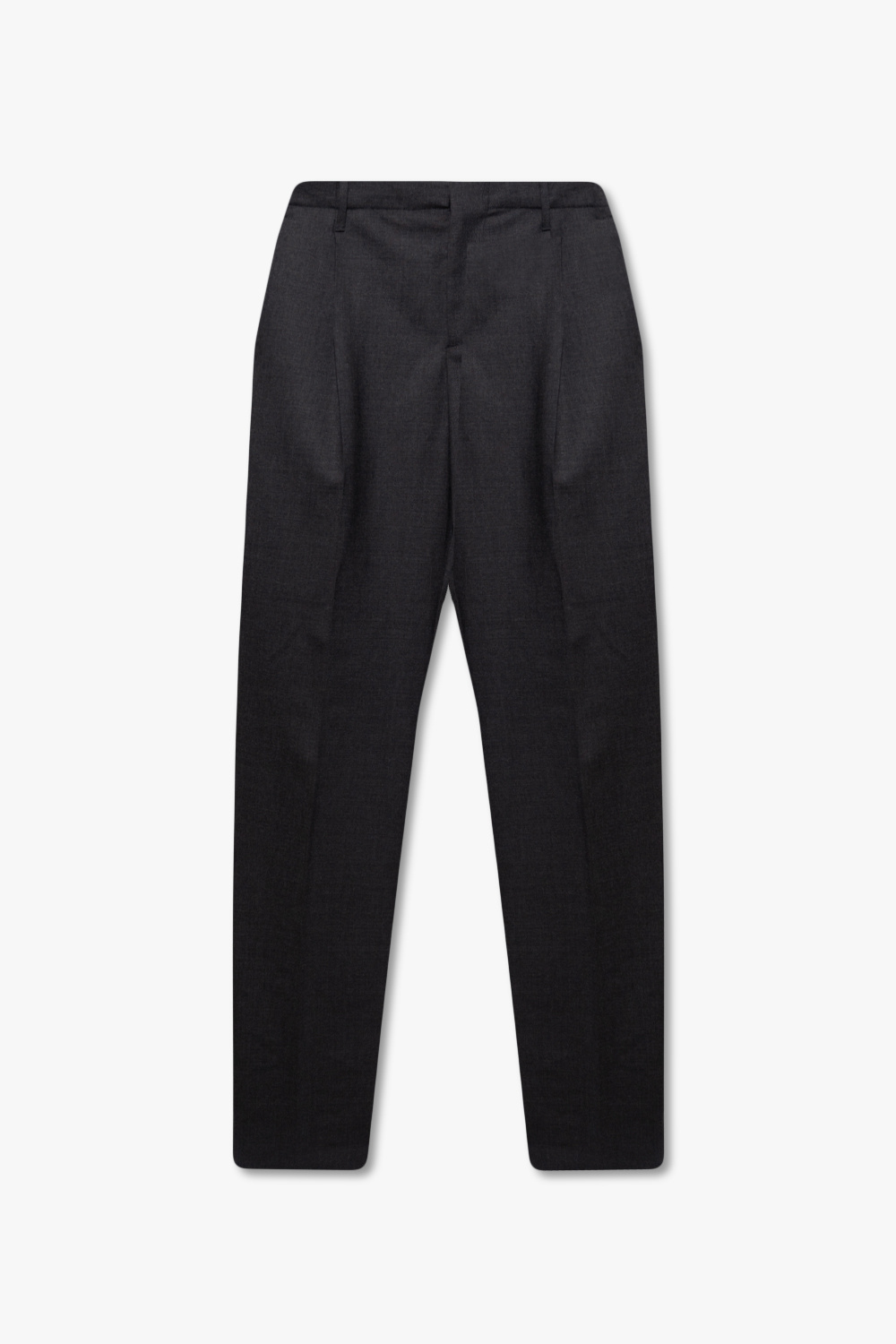 Versace Wool pleat-front trousers