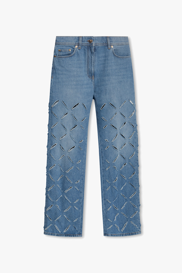 Versace Slashed jeans