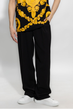 Versace Pleat-front trousers