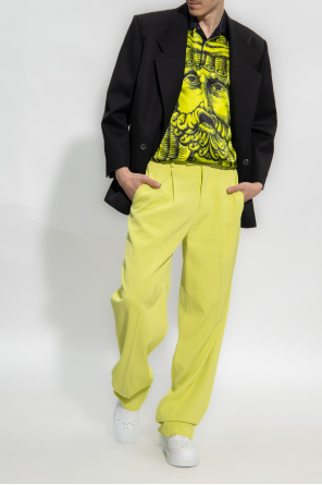 Pleat-front trousers od Versace