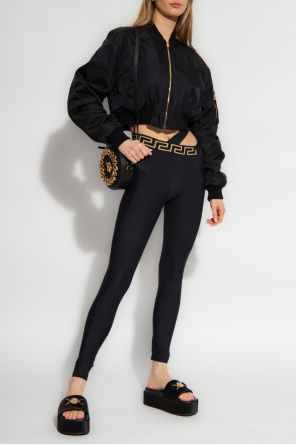 Cutout leggings od Versace