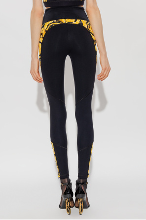 Black Patterned leggings Versace - Vitkac Canada