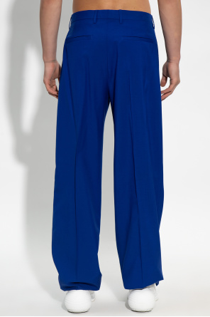Versace Pleat-oversize trousers