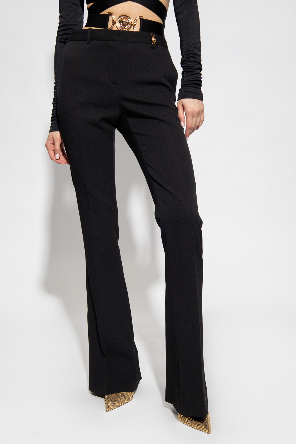 Versace Wool High trousers