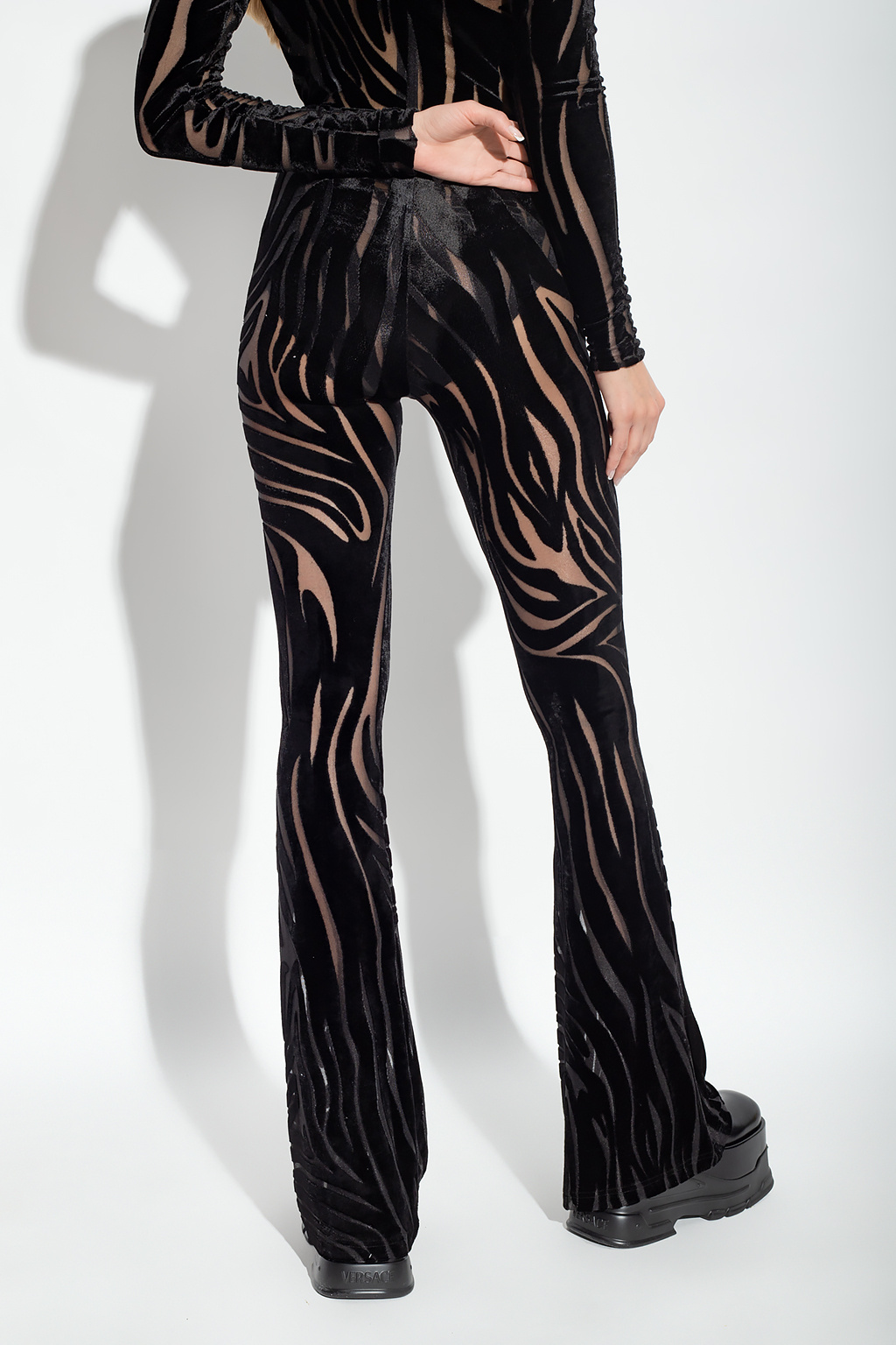 Versace trousers multi with animal motif