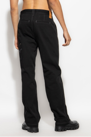 Versace Trousers with contrasting stitching
