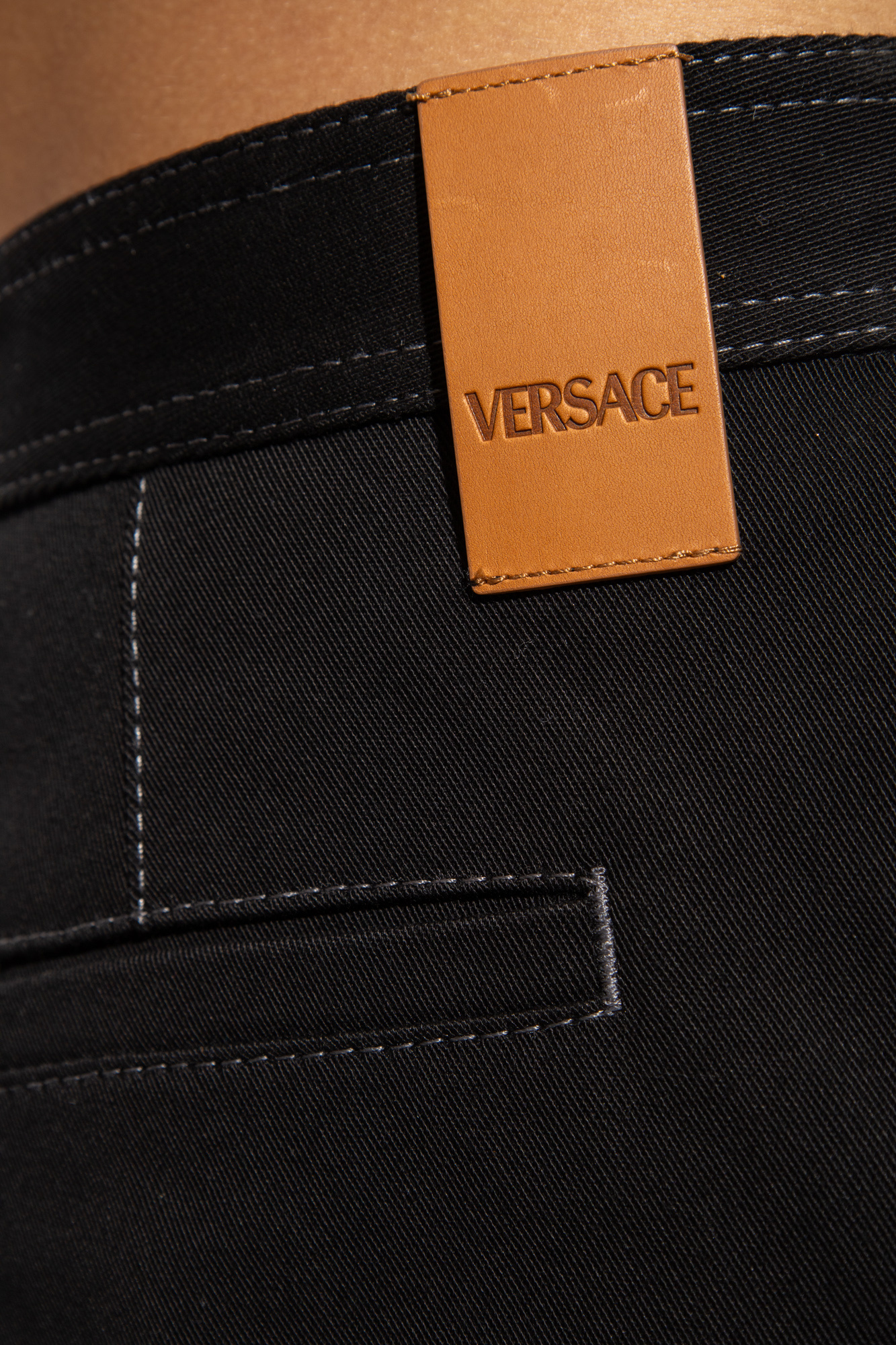 Versace Trousers with contrasting stitching