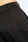 Versace BLACK Pleat-front trousers