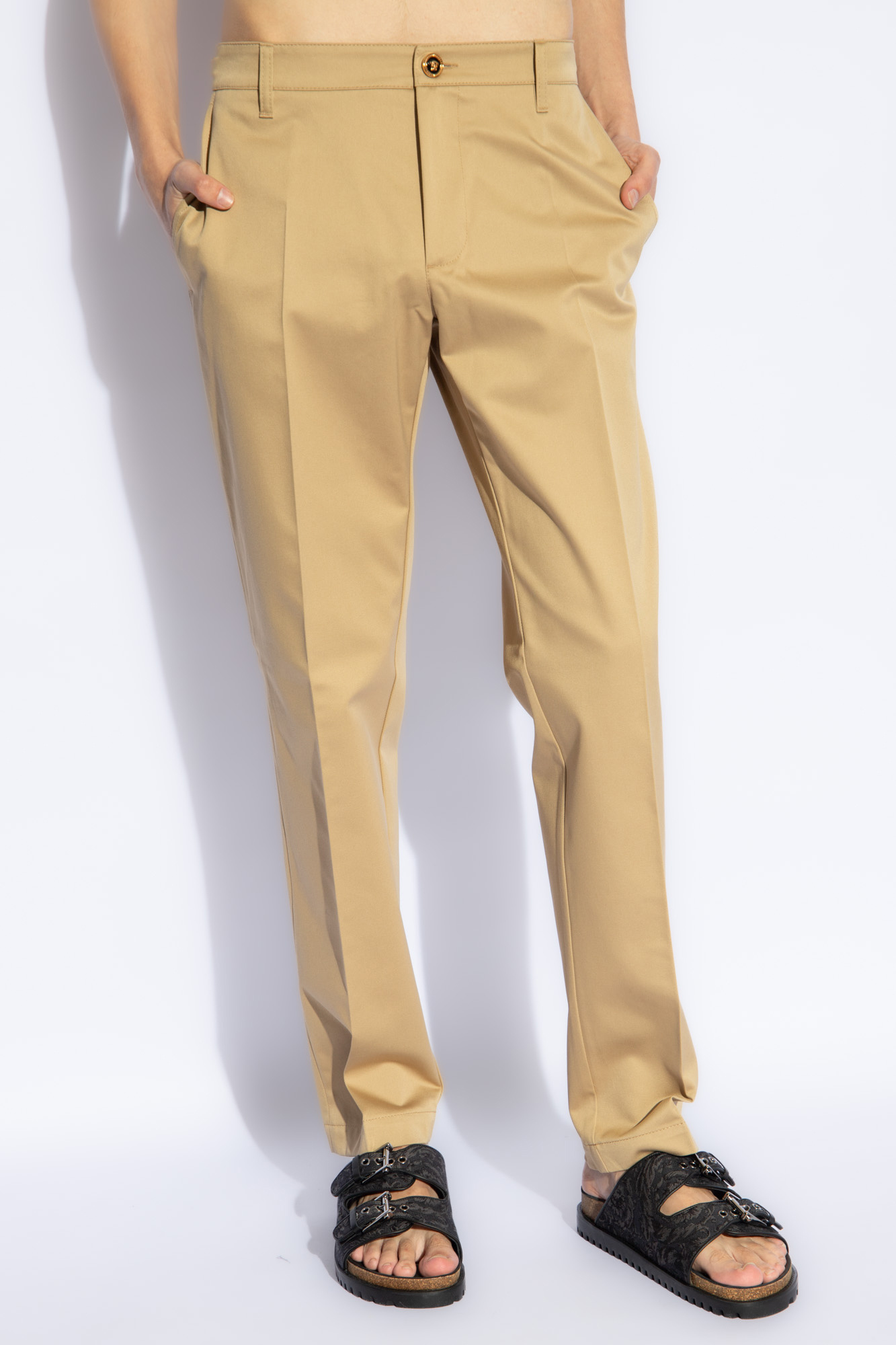 Versace Pleat-front trousers