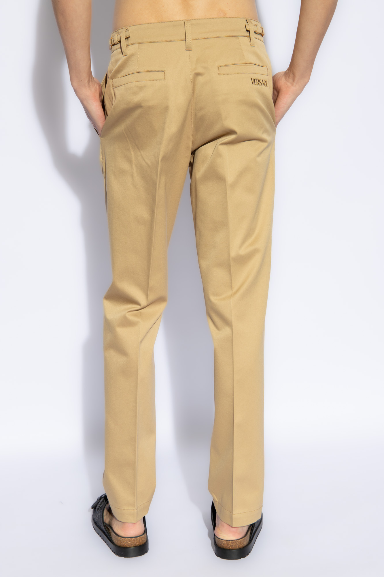 Versace Pleat-front trousers