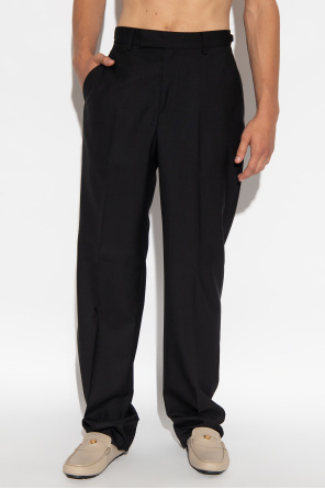 Versace Pleat-front top trousers
