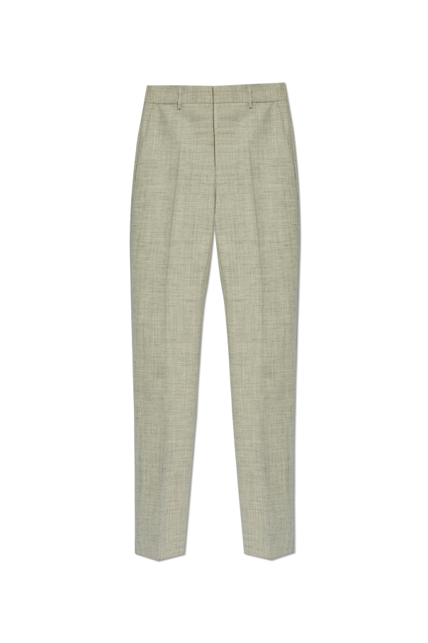 Versace Wool trousers featuring with crease