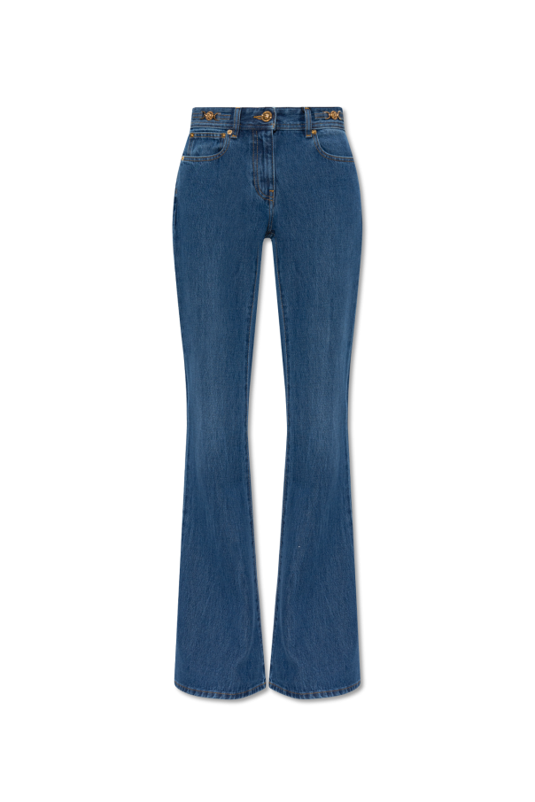 Versace Jeansy z rozszerzanymi nogawkami
