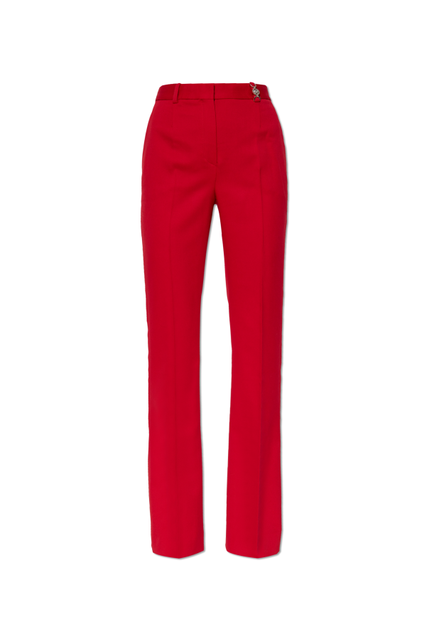 Versace Wool trousers with a crease