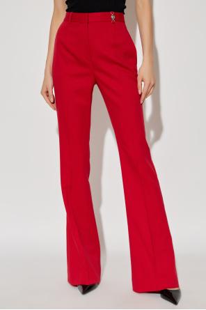 Versace Wool trousers with a crease