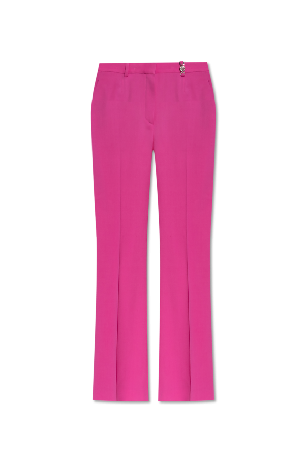 Wool pleated trousers od Versace