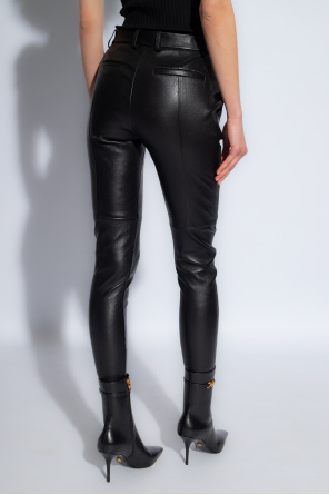 Versace Leather trousers