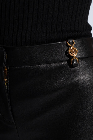 Versace Leather trousers