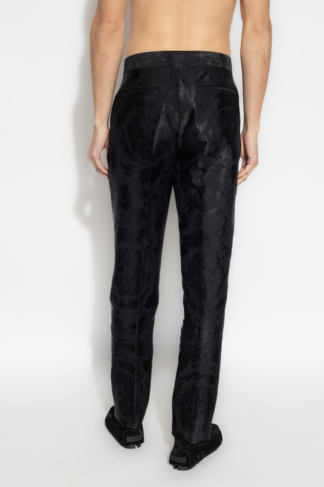 Versace Pleat-front trousers