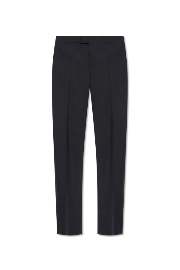 Pleat-front trousers od Versace