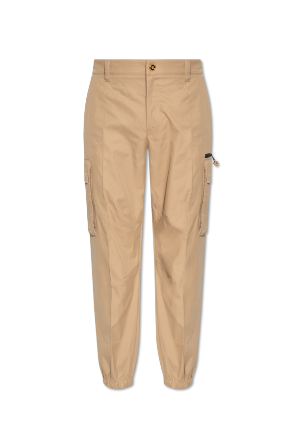 Versace Bawełniane spodnie typu ‘cargo’