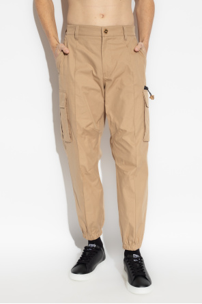 Versace Bawełniane spodnie typu ‘cargo’