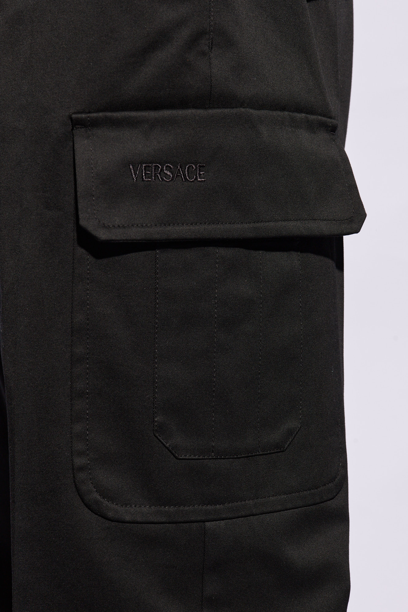 Versace Spodnie z logo