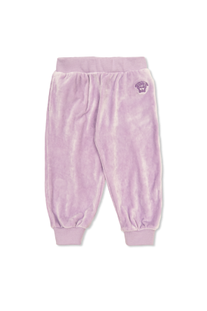 Pants with logo