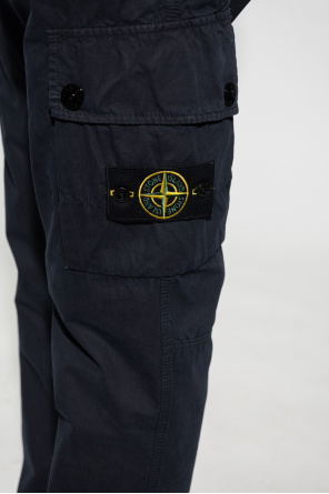 Stone Island trousers JEANS with logo
