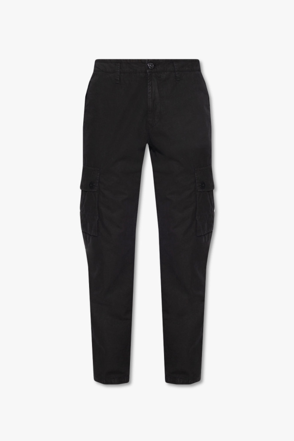 Stone Island trousers Fishtail with logo