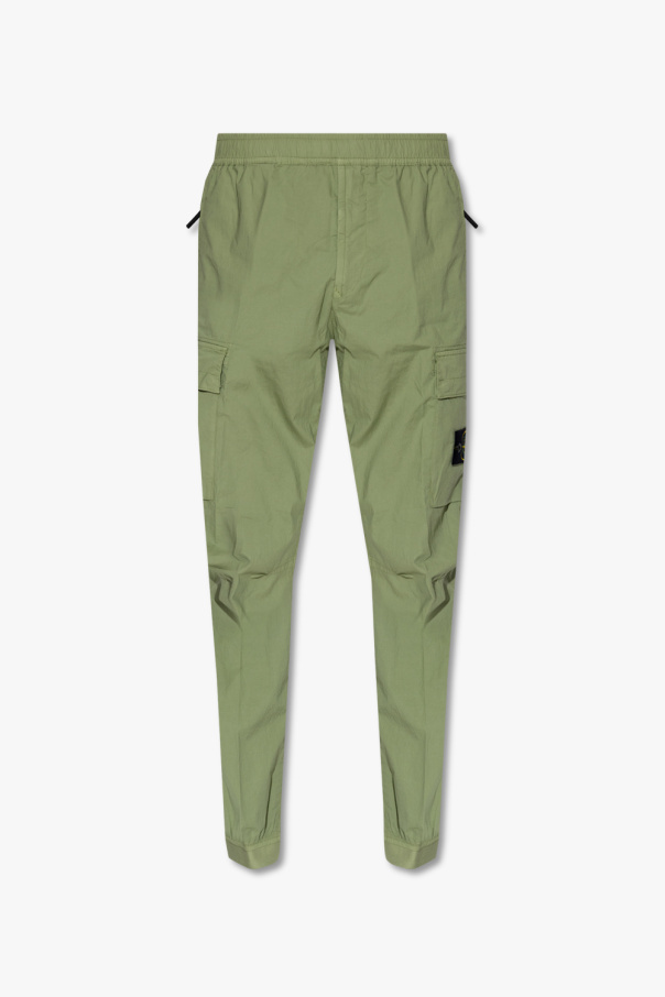 Stone Island Slides Trousers with logo