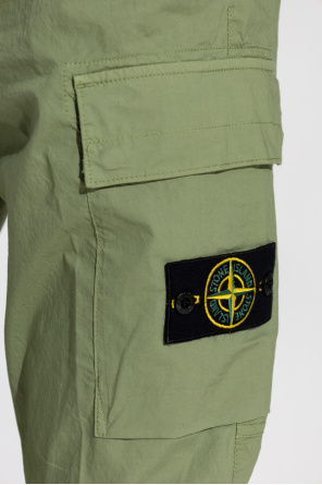 Stone Island Slides Trousers with logo