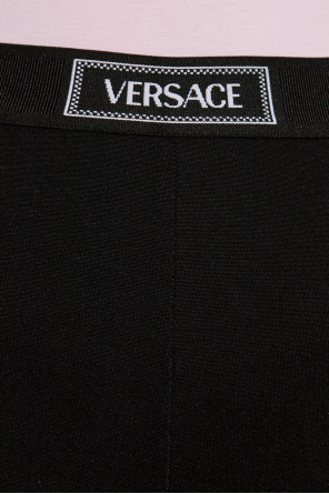 Versace Legginsy z logo