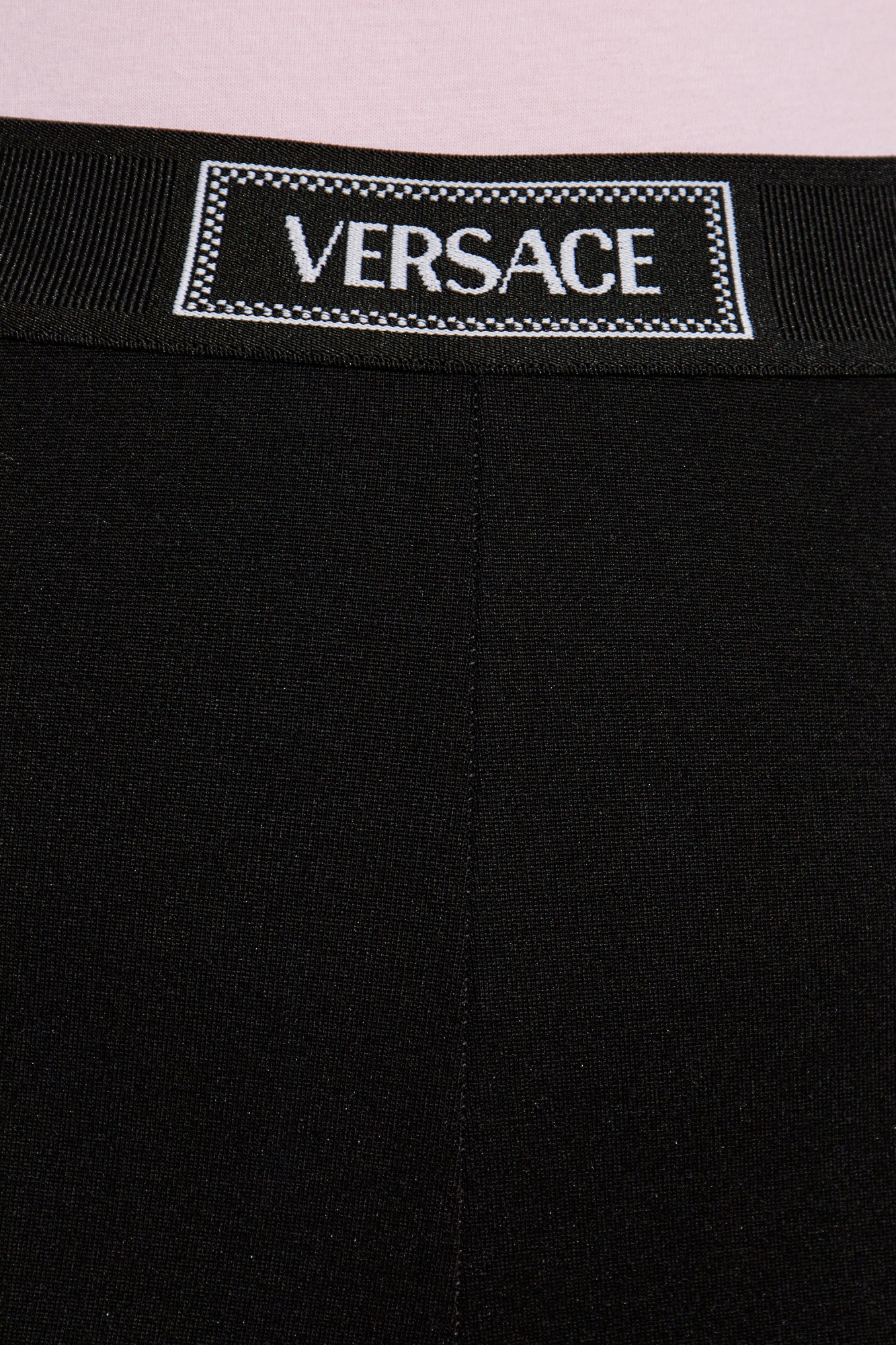 Versace Legginsy z logo