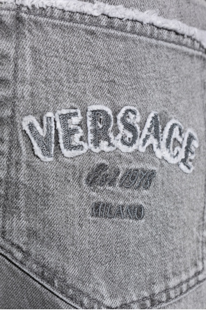 Versace Jeansy z lekko zwężanymi nogawkami