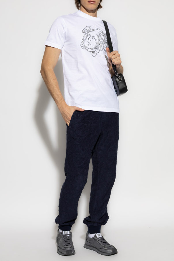 Versace Sweatpants with "barocco" pattern