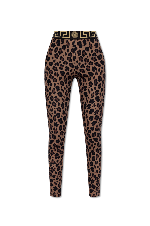 Versace Legginsy z logo