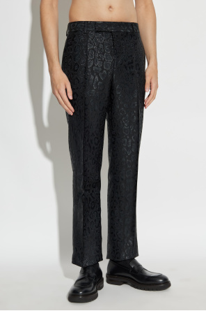 Versace Trousers with lurex thread