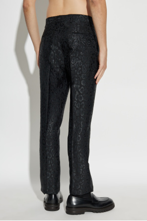 Versace Trousers with lurex thread