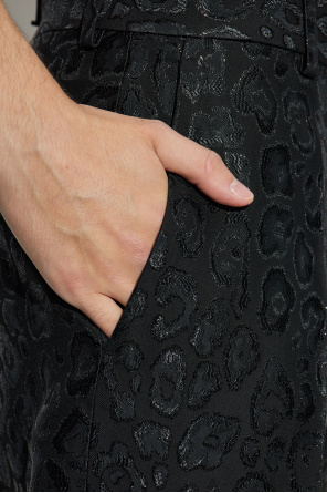 Versace Trousers with lurex thread