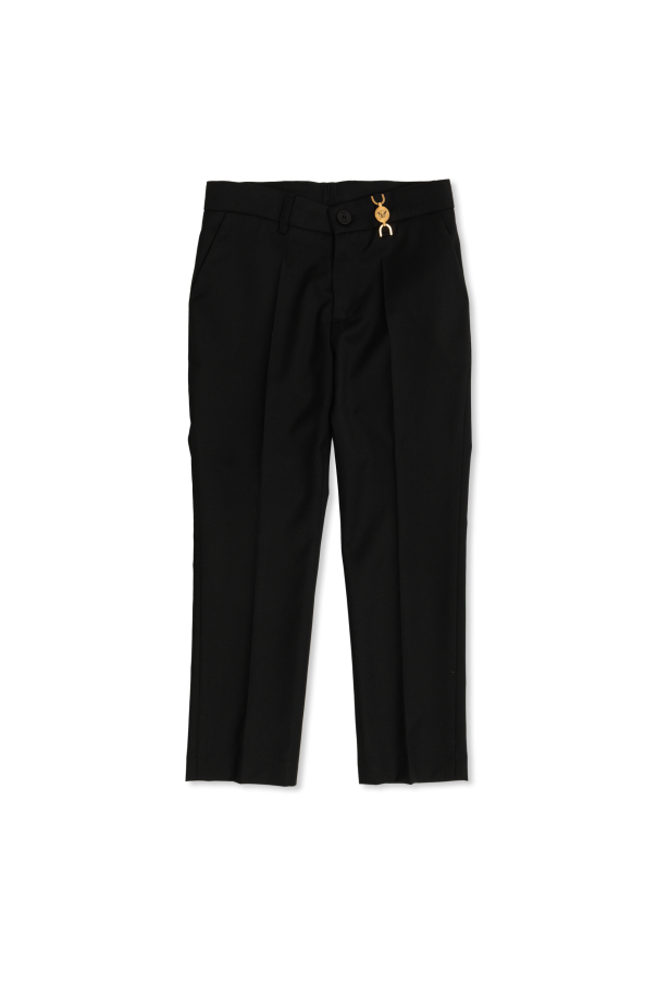 Creased trousers od Versace Kids