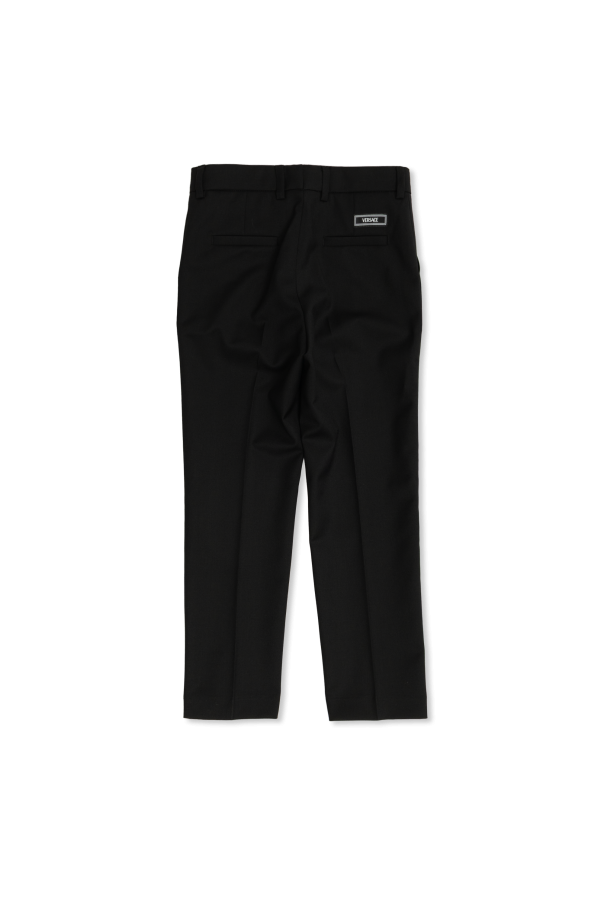 Versace Kids Creased trousers