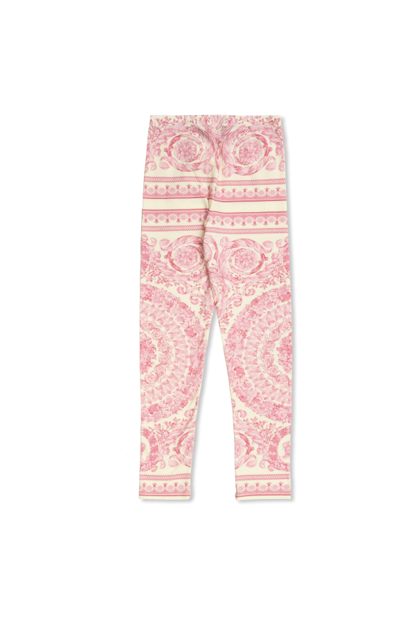 Versace Kids Leggings mit „barocco“-Print