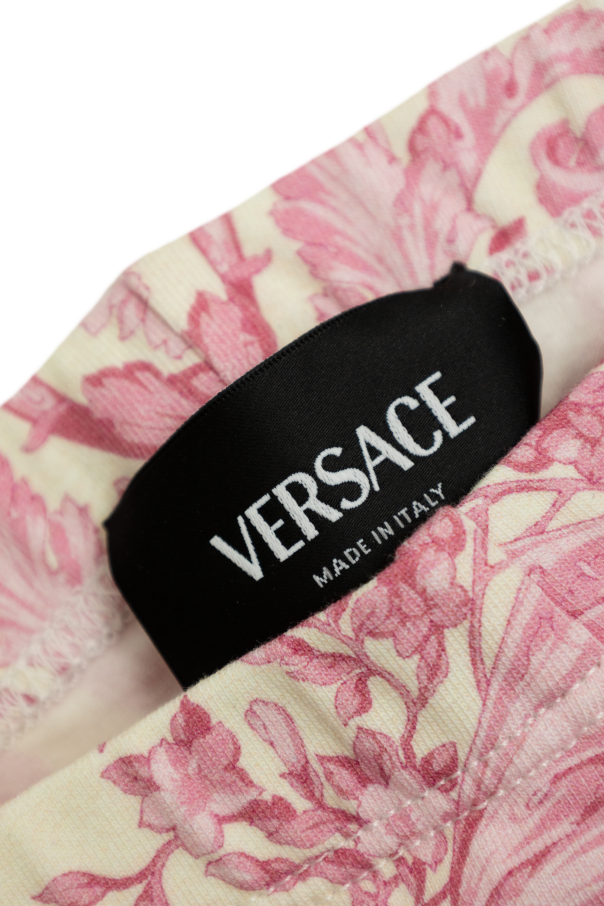 Versace Kids Leggings mit „barocco“-Print