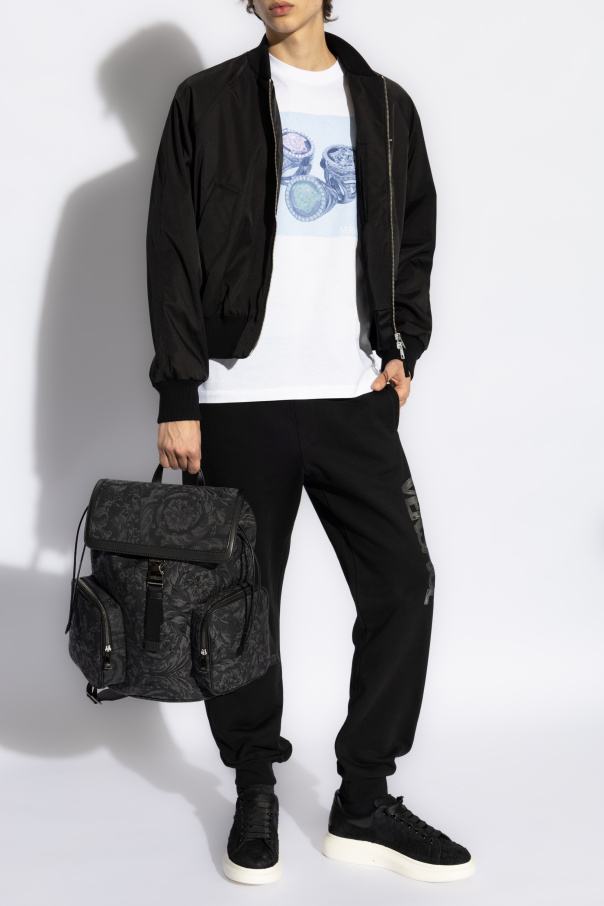 Versace Jogginghose mit aufgedrucktem Logo