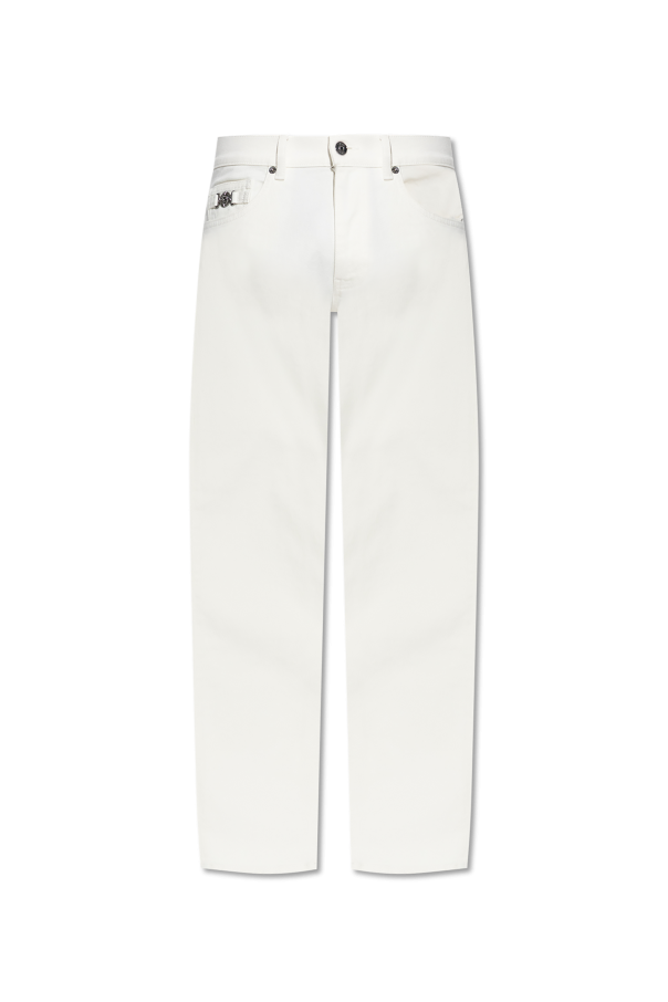 Jeans with tapered legs od Versace