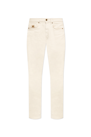 Tapered leg jeans