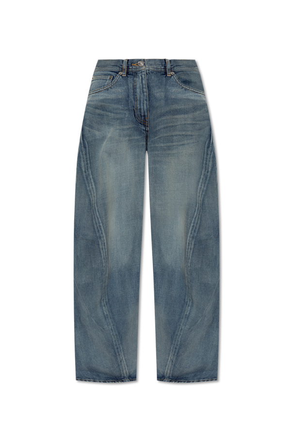 Jeans with vintage effect od Versace