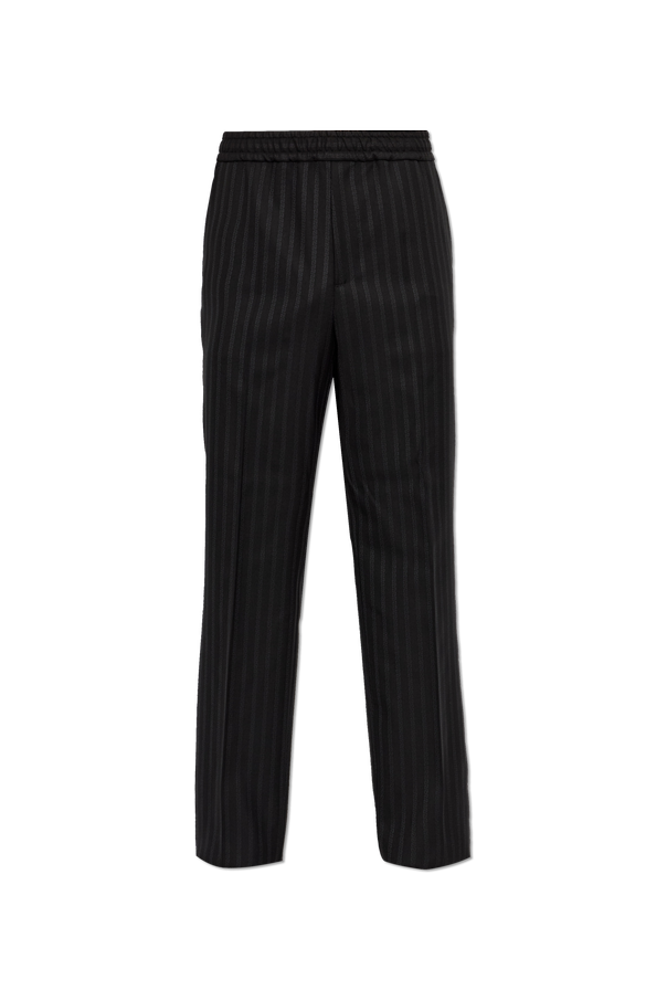 Wool pleated trousers od Versace