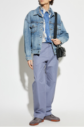 Cotton pants with numerous pockets od Versace
